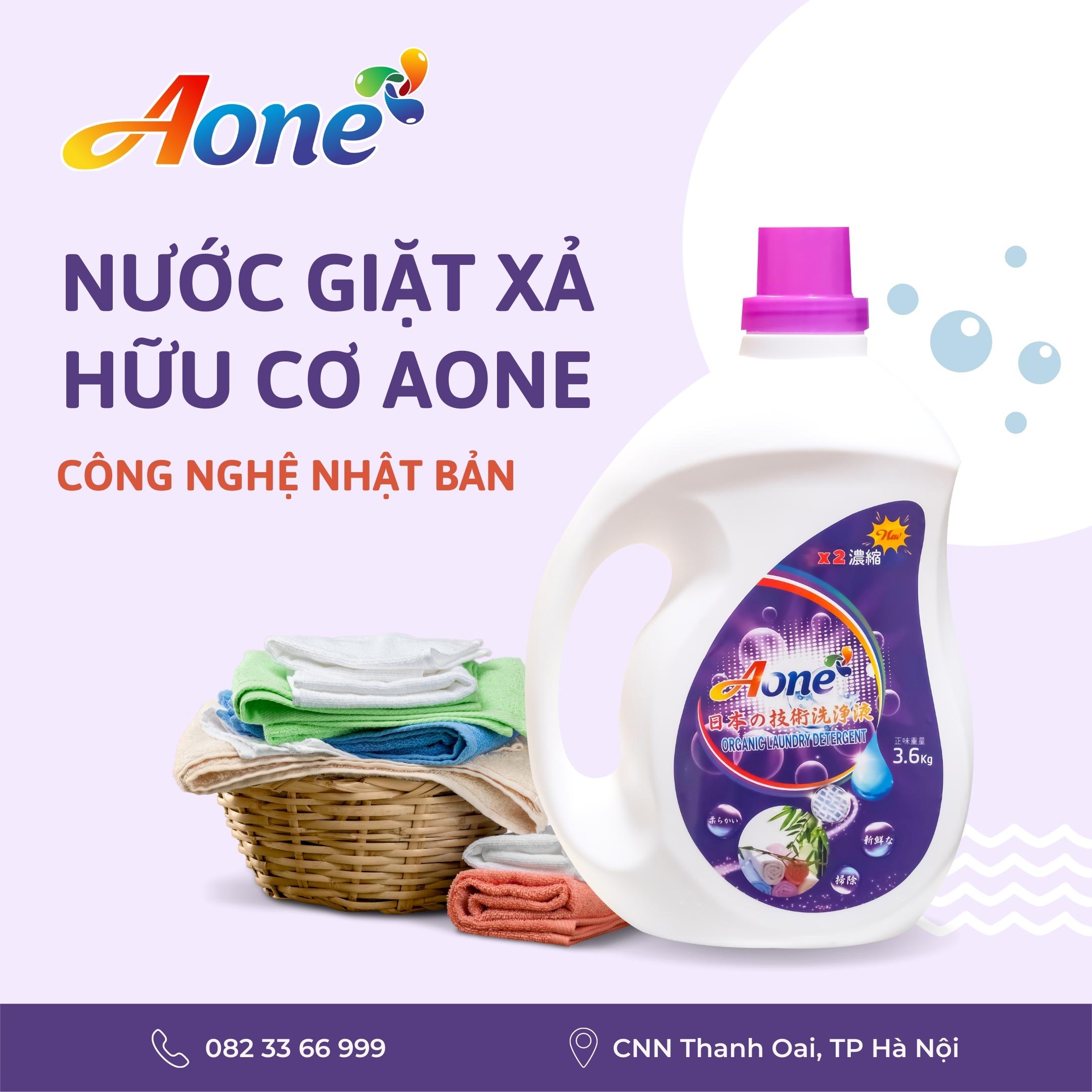 NƯỚC GIẶT XẢ HỮU CƠ AONE